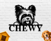 Yorkie Dog Sign, Yorkie Metal Sign, Yorkie Name Sign, Pet Name Sign, Dog Lover Sign, Gift For Pet Owner, Dog Sign, Pet Owner Sign, Dog Laser Cut Metal Signs Custom Gift Ideas