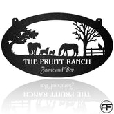Farmer Horse Dog And Cat Fence Personalized Horse Metal Sign, Horseshoe Art, Western Decor, Initial Metal Sign, Housewarming Gift, Farmhouse Decor Afcultures Metal Wall Art, Metal Laser Cut Metal Signs Custom Gift Ideas