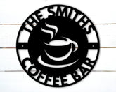 Personalized Coffee Bar Sign, Coffee Bar Decor, Kitchen Sign, Custom Coffee Sign, Kitchen Wall Decor, Coffee Bar Ideas, Metal Coffee Sign Laser Cut Metal Signs Custom Gift Ideas