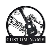 Personalized Ukulele Music Monogram Metal Sign Art, Custom Ukulele Music Monogram Metal Sign, Ukulele Gifts For Men, Musical Instrument Laser Cut Metal Signs Custom Gift Ideas