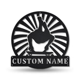 Personalized Skeleton Sport Metal Sign Art, Custom Skeleton Sport Metal Sign, Skeleton Sport Gift, Decor Decoration, Birthday Gift, Laser Cut Metal Signs Custom Gift Ideas