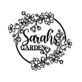 Metal Garden Sign, Custom Outdoor Garden Stake, Home Decor, Art Gift For Her, Metal Laser Cut Metal Signs Custom Gift Ideas