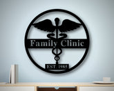 Personalized Metal Doctor Sign, Metal Health Care Sign, Metal Nurse Sign, Personalized Clinic Sign, Custom Doctor House Decor, Laser Cut Metal Signs Custom Gift Ideas