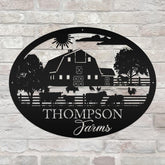 Personalized Metal Farm Sign, Farm Animals, Ranch Sign, Barn Sign, Farmhouse Decor, Family Name Sign, Farmer Gift, Farm Scene Metal Sign, Laser Cut Metal Signs Custom Gift Ideas