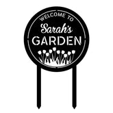 Personalized Metal Garden Sign, Outdoor Garden Stake, Anniversary Art Gift For Her, Gardening Lovers, Metal Laser Cut Metal Signs Custom Gift Ideas