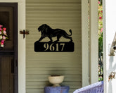 Lion Address Sign, Metal Lion Sign, Address Sign, Metal Address Plaque, Metal Address Sign, Address Sign, Personalized Address Sign, Numbers, Laser Cut Metal Signs Custom Gift Ideas