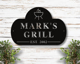 Personalized Fathers Day Gift Personalized Gift For Him Husband Gift Custom Bbq Sign Metal Decor Sign Personalized Metal Sign Dad Gift, Laser Cut Metal Signs Custom Gift Ideas
