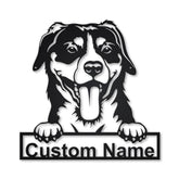 Personalized Entlebucher Mountain Dog Metal Sign Art, Custom Entlebucher Mountain Dog Metal Sign, Dog Gift, Birthday Gift, Animal Funny, Laser Cut Metal Signs Custom Gift Ideas