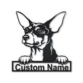 Personalized Toy Fox Terrier Dog Metal Sign Art, Custom Toy Fox Terrier Dog Metal Sign, Dog Gift, Birthday Gift, Animal Funny, Laser Cut Metal Signs Custom Gift Ideas