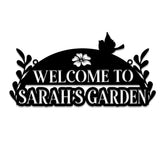 Personalized Metal Garden Sign, Stake, Home Decor, Wedding Art Gift For Her, Gardening Lovers, Metal Laser Cut Metal Signs Custom Gift Ideas