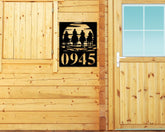 Cowboy Address Sign, Western Address Sign, Ranch Address Sign, Metal Address Plaque, Metal Address Sign, Address Sign, Personalized Address, Laser Cut Metal Signs Custom Gift Ideas