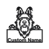 Personalized Berger Picard Dog Metal Sign Art, Custom Berger Picard Dog Metal Sign, Father's Day Gift, Pets Gift, Birthday Gift, Laser Cut Metal Signs Custom Gift Ideas