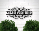 Custom Metal Address Sign Custom Street Address Sign Address Plaque Metal House Numbers Housewarming Gifts Address Sign Decorations