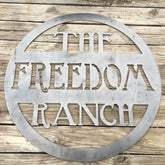 Custom Metal Farm Sign Custom Metal Sign Personalized Farm Sign Metal Ranch Sign Decorations