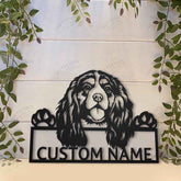 Cavalier King Charles Spaniel Personalized Metal Wall Decor, Cut Metal Sign, Metal Wall Art, Metal House Sign, Metal Laser Cut Metal Signs Custom Gift Ideas