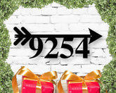 Arrow Address Sign Address Plaque Address Numbers Metal Address Numbers Metal Signs Custom Metal Address Sign Address Number Sign Decorations