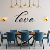 Love Sign Faith Sign Personalized Metal Sign Metal Established Sign Housewarming Gift Door Hanger Wedding Gift Metal Monogram Sign Decorations