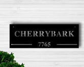 Metal Address Sign House Number Modern Home Minimalist House Number Modern Farmhouse Metal House Number Address Plaque Decorations