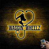 Personalized Animal Clinic Metal Sign Led Light, Custom Metal Animal Care Metal Wall Sign Decor, Veterinary Care Metal Led Sign