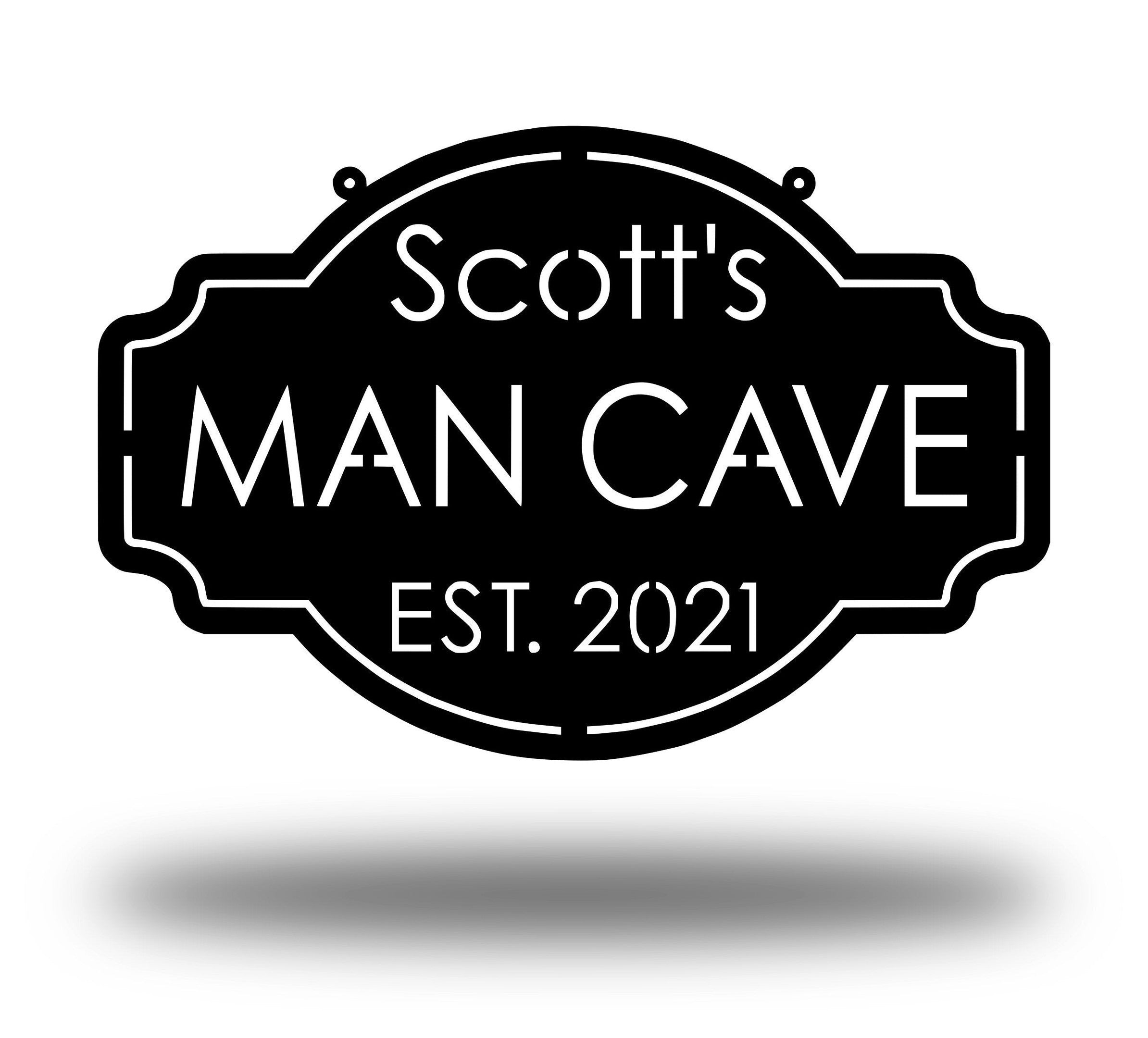 Personalized Metal Man Cave Sign, Man Cave Decor, Man Cave Metal Signs, Mancave Sign, Personalized Man Cave Sign Metal, Custom Man Cave Sign Laser Cut Metal Signs Custom Gift Ideas