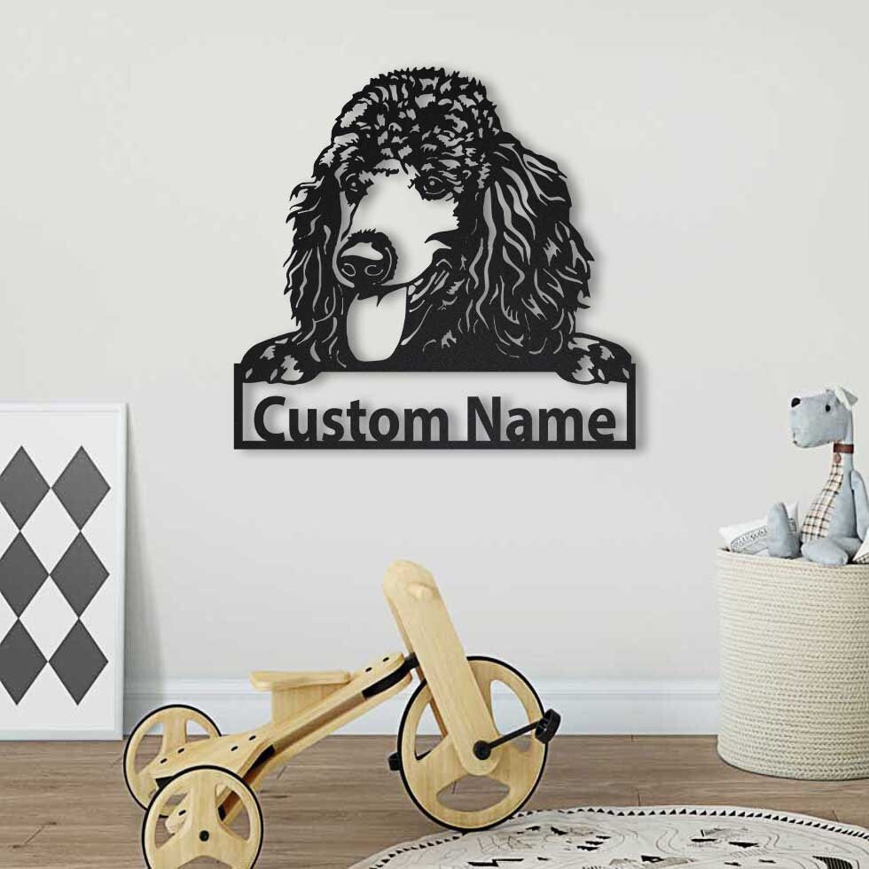 Personalized Poodle Dog Metal Sign Art, Custom Poodle Dog Metal Sign, Animal Funny, Father's Day Gift, Pet Gift, Laser Cut Metal Signs Custom Gift Ideas