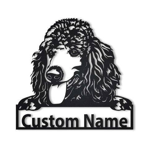 Personalized Poodle Dog Metal Sign Art, Custom Poodle Dog Metal Sign, Animal Funny, Father's Day Gift, Pet Gift, Laser Cut Metal Signs Custom Gift Ideas