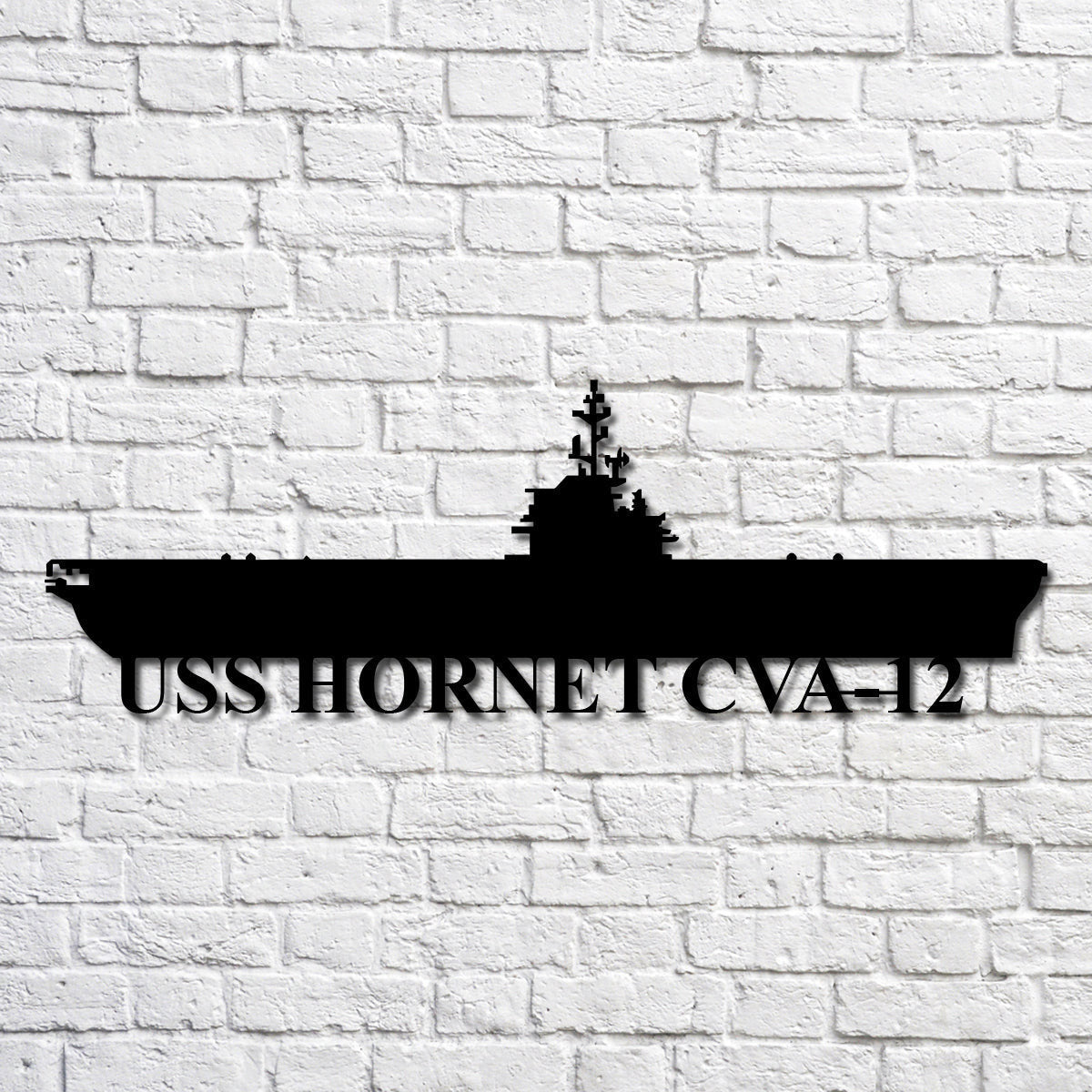 Uss Hornet Cva12 Navy Ship Metal Art, Custom Us Navy Ship Cut Metal Sign, Gift For Navy Veteran, Navy Ships Silhouette Metal Art, Navy Home Decor Laser Cut Metal Signs Custom Gift Ideas