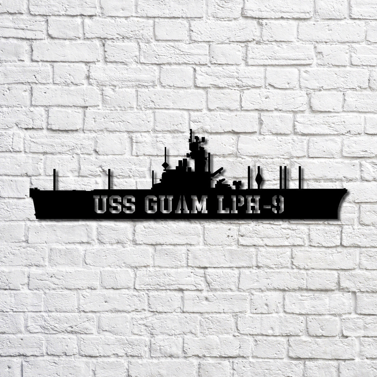 Uss Guam Lph9 Navy Ship Metal Art, Custom Us Navy Ship Cut Metal Sign, Gift For Navy Veteran, Navy Ships Silhouette Metal Art, Navy Home Decor Laser Cut Metal Signs Custom Gift Ideas