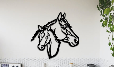 Custom Horses Fence Metal Sign Personalized Metal Horses Sign Farm Sign Horse Ranch Sign Metal Farm Sign Metal Wall Art Laser Cut Metal Signs Custom Gift Ideas