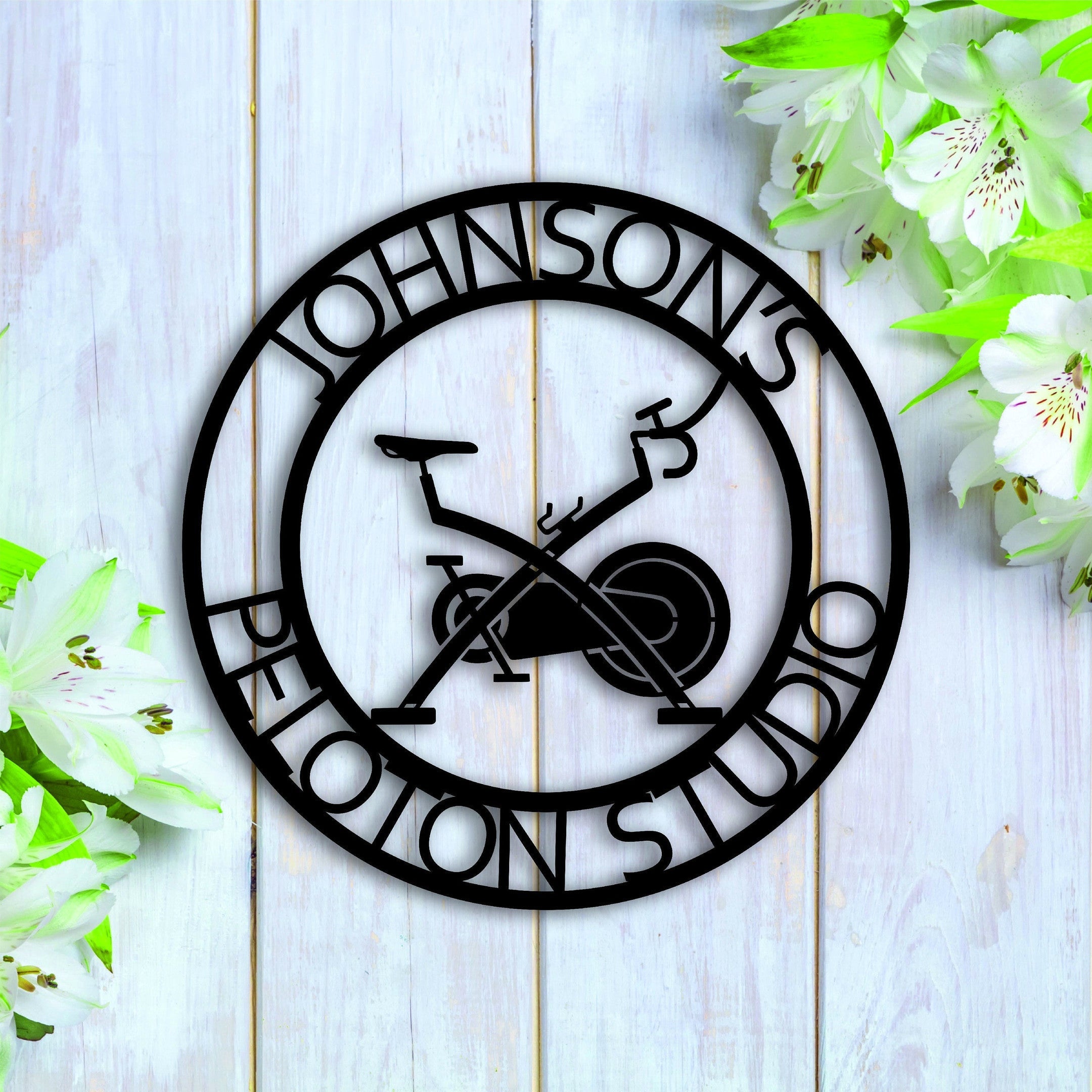 Custom Peloton Metal Sign, Gym Decor, Cycling Accessory Laser Cut Metal Signs Custom Gift Ideas
