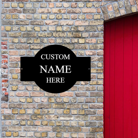 Custom Plaque Personalized Wall Sign Art Indoor Outdoor Room Porch Garage He She Shed Man Cave Birthday Father's Day Mom Dad Husband Wife Laser Cut Metal Signs Custom Gift Ideas