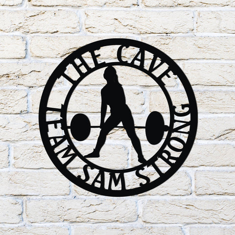 Custom Woman Gym Sign, Gym Sign, Personalized Home Gym Sign, Fitness Club, Fitness Club Sign, Home Gym Sign, Cross Fit Sign, Custom Gym Laser Cut Metal Signs Custom Gift Ideas