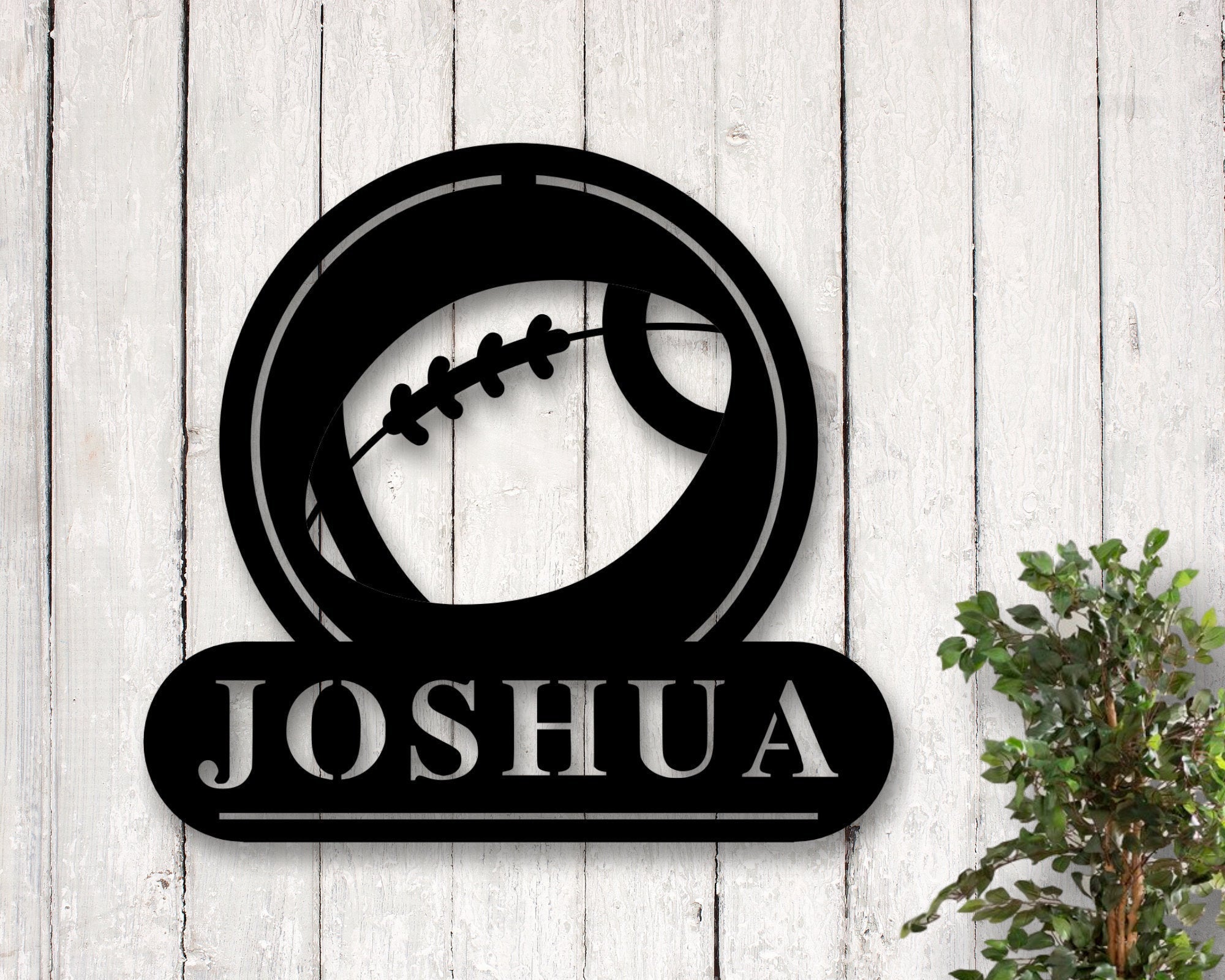 Christmas Gift, Personalized Metal Football Sign, Metal Football Wall Art, Football Sign, Birthday Present For Kid, Football , Metal Wal, Laser Cut Metal Signs Custom Gift Ideas