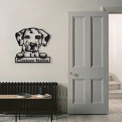 Personalized Dalmatian Dog Metal Sign Art, Dalmatian Dog Metal Sign, Dalmatian Dog Gifts Funny, Dog Gift, Animal Custom Laser Cut Metal Signs Custom Gift Ideas