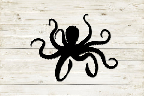 Octopus Wall Art, Octopus Decor, Outdoor Sign, Wall Decor, Beach Wall Art ,wooden Beach Decor, Octopus Wall Hanging, Metal Octopus Art Laser Cut Metal Signs Custom Gift Ideas