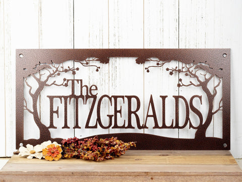 Family Name Metal Sign, Custom Family Name, Name Sign, Metal Wall Art, Outdoor Sign, Custom Metal Sign, Personalized Sign, Sign Laser Cut Metal Signs Custom Gift Ideas