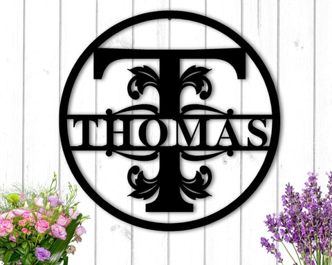 Family Name Sign Metal Last Name Sign Metal Signs Personalized Signs For Home Wall Decor Metal Wall Art Custom Family Name Sign, Laser Cut Metal Signs Custom Gift Ideas