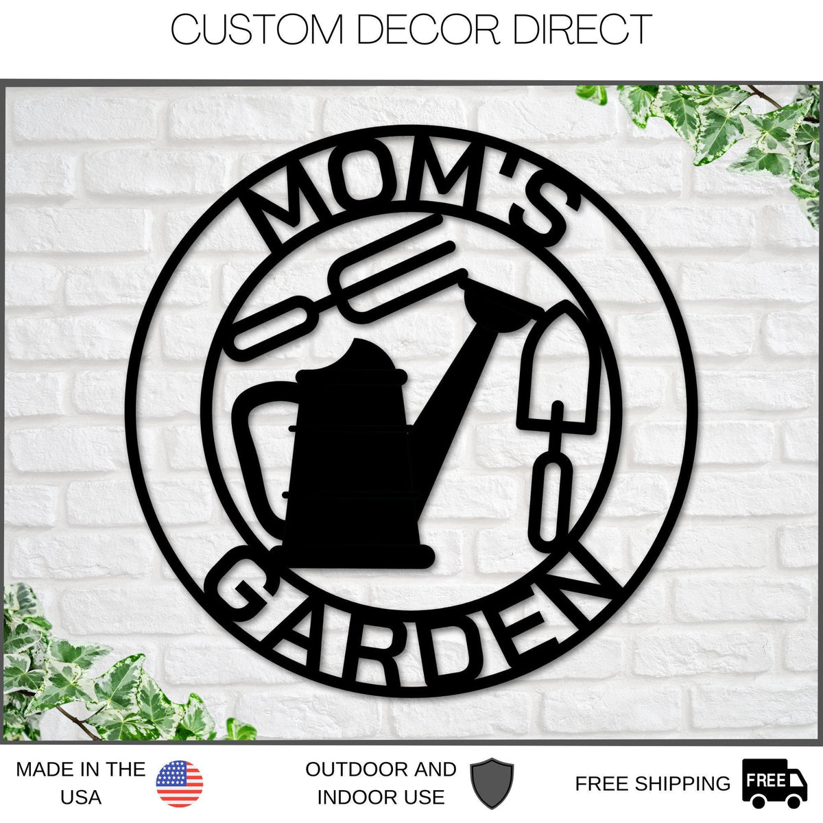 Mothers Day Gift, Personalized Mothers Day Gift, Gift For Mom, Custom Garden Metal Sign, Personalized Garden Sign, Garden Business Name Laser Cut Metal Signs Custom Gift Ideas