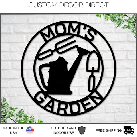 Mothers Day Gift, Personalized Mothers Day Gift, Gift For Mom, Custom Garden Metal Sign, Personalized Garden Sign, Garden Business Name Laser Cut Metal Signs Custom Gift Ideas