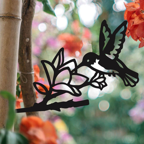 Hummingbird Metal Art, Garden Signs, Cut Metal Sign, Metal Wall Art, Metal House Sign Laser Cut Metal Signs Custom Gift Ideas