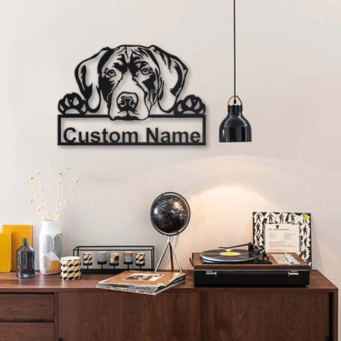 Personalized German Shorthaired Pointer Dog Metal Sign Art, Custom German Shorthaired Pointer Metal Sign, Birthday Gift, Animal Funny Laser Cut Metal Signs Custom Gift Ideas