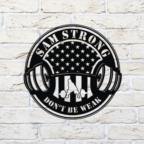 Custom Metal Gym Sign, Usa Gym Sign, Personalized Home Gym Sign, Fitness Club, Fitness Club Sign, Home Gym Sign, Cross Fit Sign, Custom Gym Laser Cut Metal Signs Custom Gift Ideas