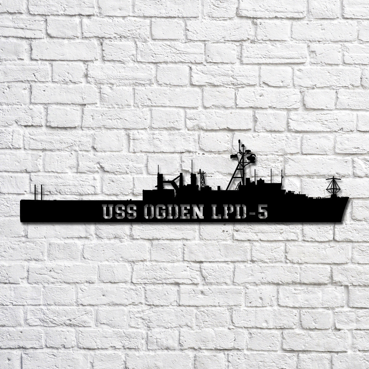 Uss Ogden Lpd5 Navy Ship Metal Art, Gift For Navy Veteran, Navy Ships Silhouette Metal Art, Navy Home Decor Laser Cut Metal Signs Custom Gift Ideas