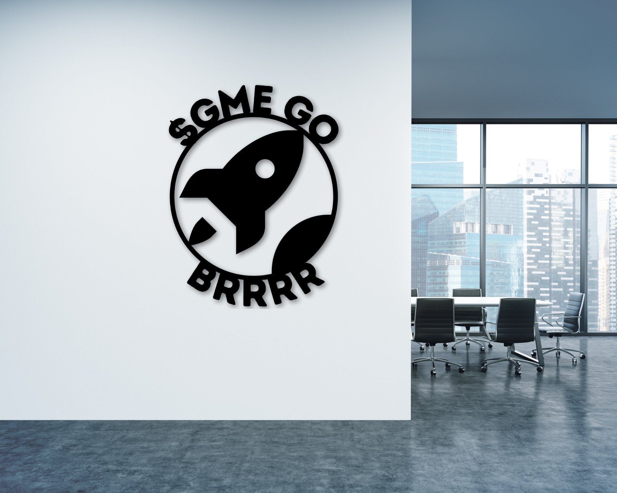 Gme Go Brrr, To The Moon, Office Sign, Custom Metal Sign, Wallstreet Sign, Wallstreetbets, Dfv, Gamestop Stock, Diamond Hands, Personalized Laser Cut Metal Signs Custom Gift Ideas