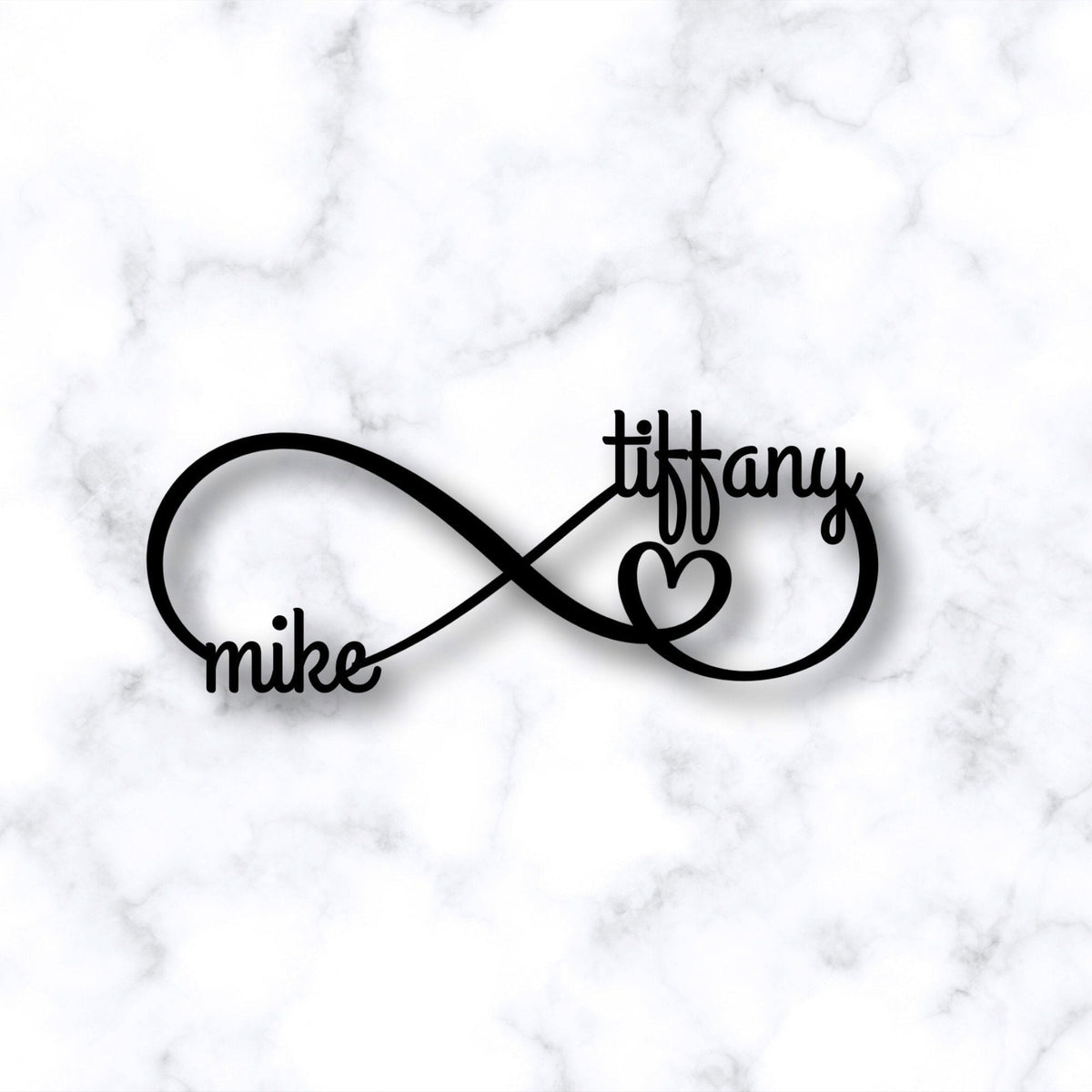 Infinity Sign With Name, Personalized Infinity Sign, Newlywed Gift, Gift For Her, Anniversary Gift, Custom Name Sign, Infinity Sign, Sign Laser Cut Metal Signs Custom Gift Ideas