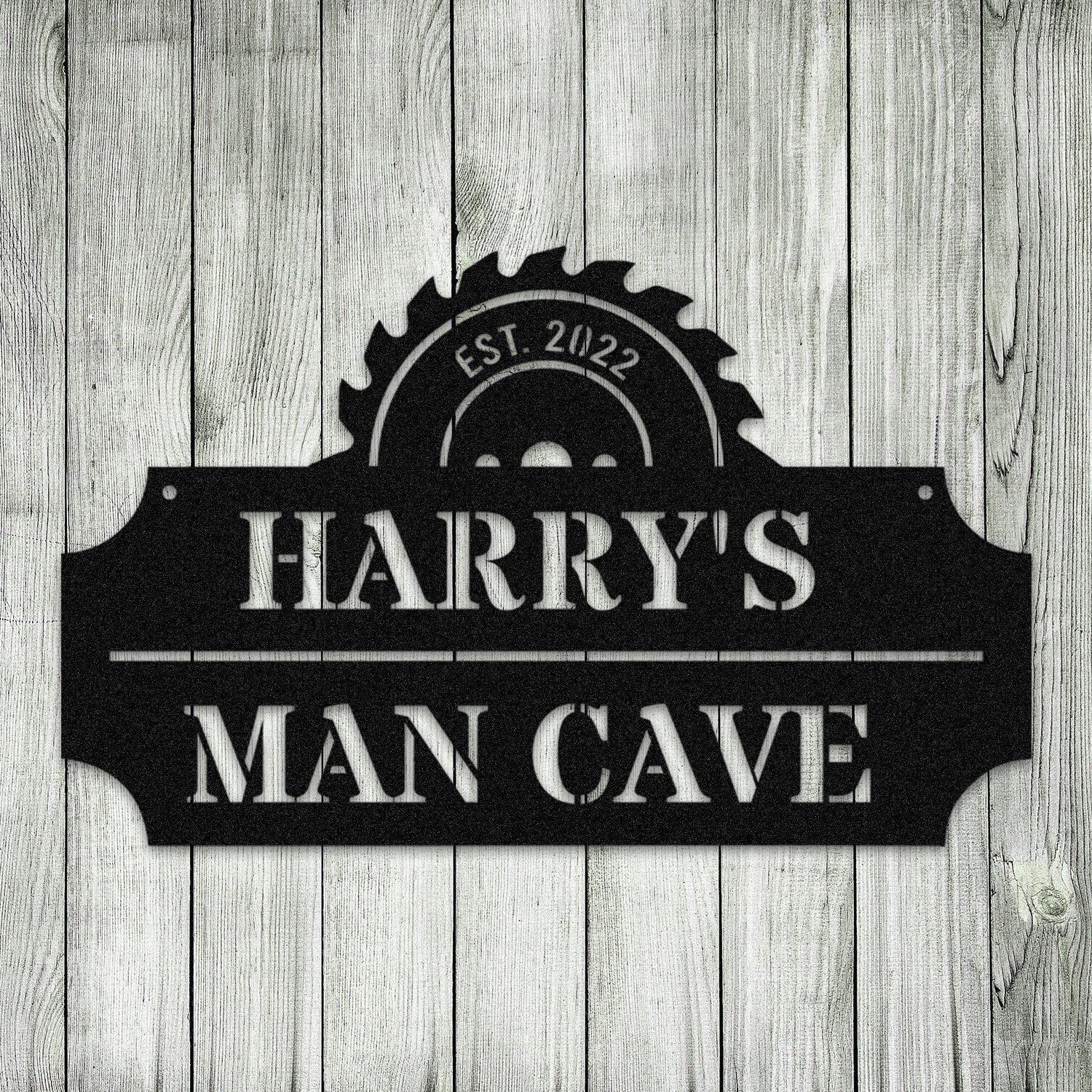 Customized Man Cave Metal Art, Mechanic, Garage Steel Plaque Laser Cut Metal Signs Custom Gift Ideas