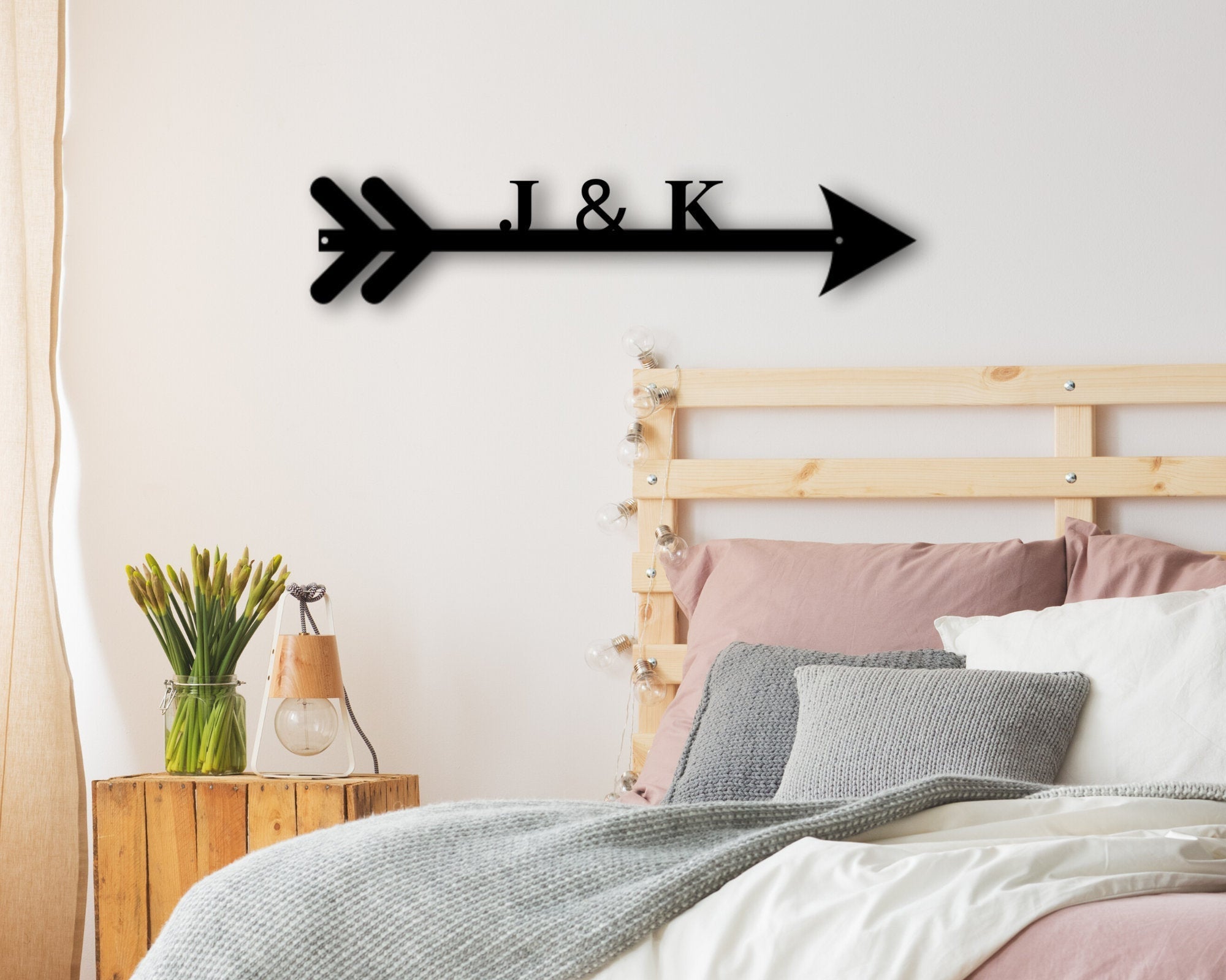 Custom Personalized Arrow Sign With Name Or Date, Custom Nursery Sign, Date Sign, Nursery Sign, Kids Room Sign, Anniversary Sign, Wedding. Laser Cut Metal Signs Custom Gift Ideas