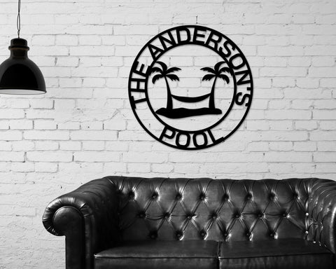 Mothers Day Gift, Personalized Mothers Day Gift, Gift For Mom, Custom Pool Sign, Pool Sign, Welcome Pool Sign, Metal Pool Sign, Pool Decor Laser Cut Metal Signs Custom Gift Ideas