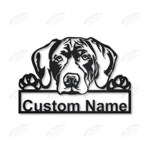 German Shorthaired Pointer Personalized Metal Wall Decor, Cut Metal Sign, Metal Wall Art, Metal House Sign Laser Cut Metal Signs Custom Gift Ideas