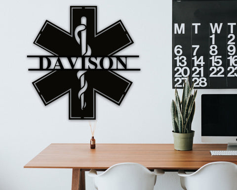 Personalized Emt Gift, Metal Sign, Personalized Gift For Ems, Paramedic Gift, First Responder Gift Ideas, Medic Emt Ems Paramedic Decor Idea Laser Cut Metal Signs Custom Gift Ideas